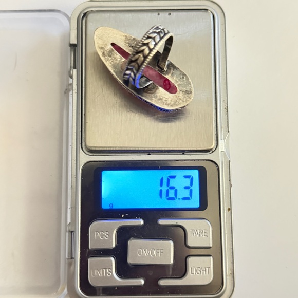 New Artesian Angel Aura Quartz Statement Ring 925 Sterling Silver (Stamped) - Picture 9 of 16